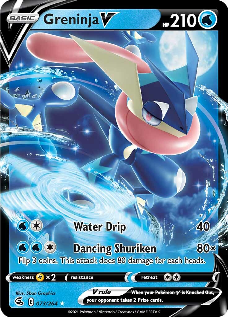 Greninja V (073/264) [Sword & Shield: Fusion Strike] | Amazing Games TCG