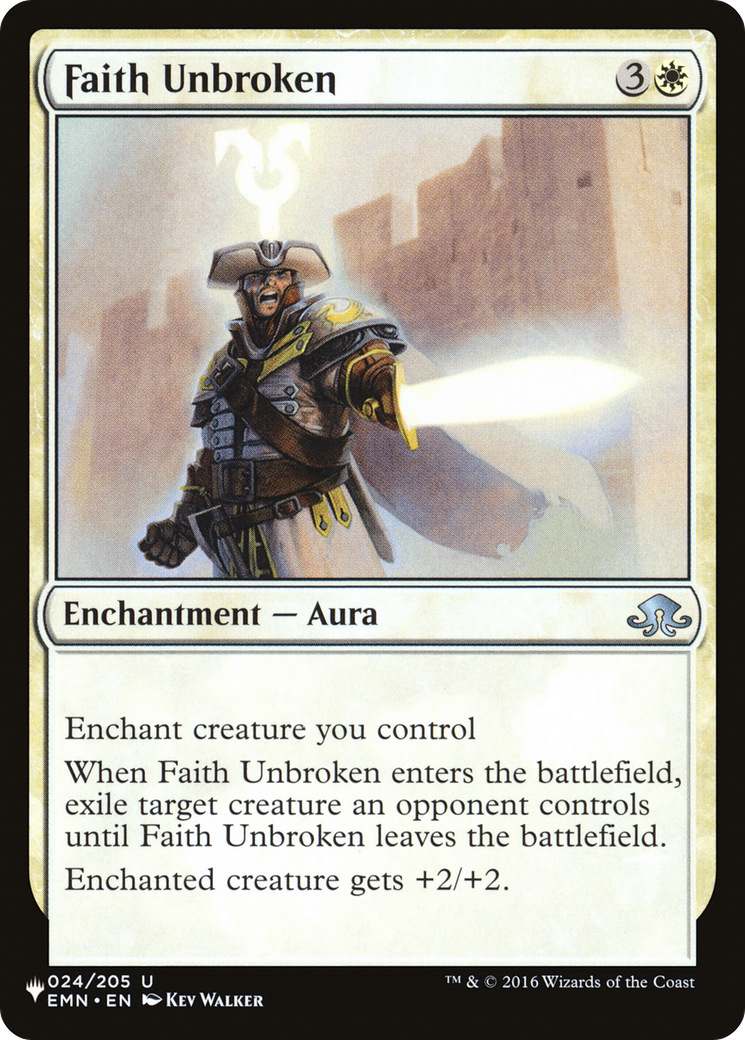 Faith Unbroken [The List Reprints] | Amazing Games TCG