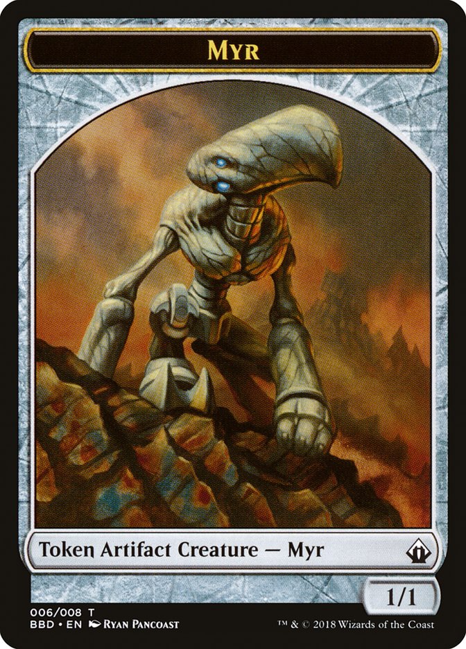 Myr Token [Battlebond Tokens] | Amazing Games TCG