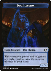 Angel // Dog Illusion Double-Sided Token [Dungeons & Dragons: Adventures in the Forgotten Realms Tokens] | Amazing Games TCG