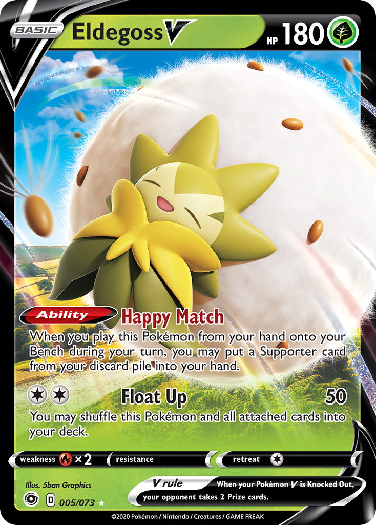 Eldegoss V (005/073) [Sword & Shield: Champion's Path] | Amazing Games TCG