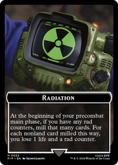 Radiation // Treasure (018) Double-Sided Token [Fallout Tokens] | Amazing Games TCG