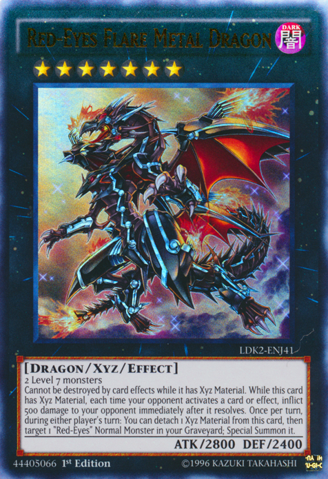 Red-Eyes Flare Metal Dragon [LDK2-ENJ41] Ultra Rare | Amazing Games TCG