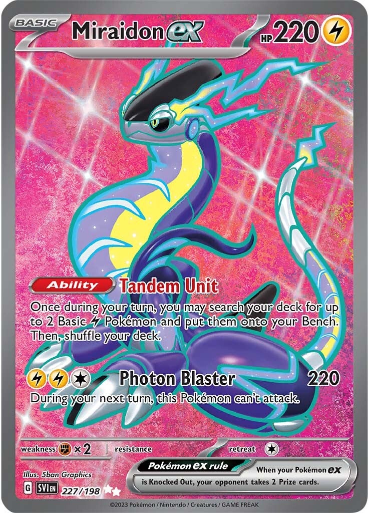 Miraidon ex (227/198) [Scarlet & Violet: Base Set] | Amazing Games TCG