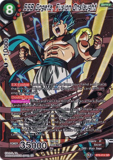 SSB Gogeta, Fusion Onslaught (Collector's Selection Vol. 1) (BT6-014) [Promotion Cards] | Amazing Games TCG