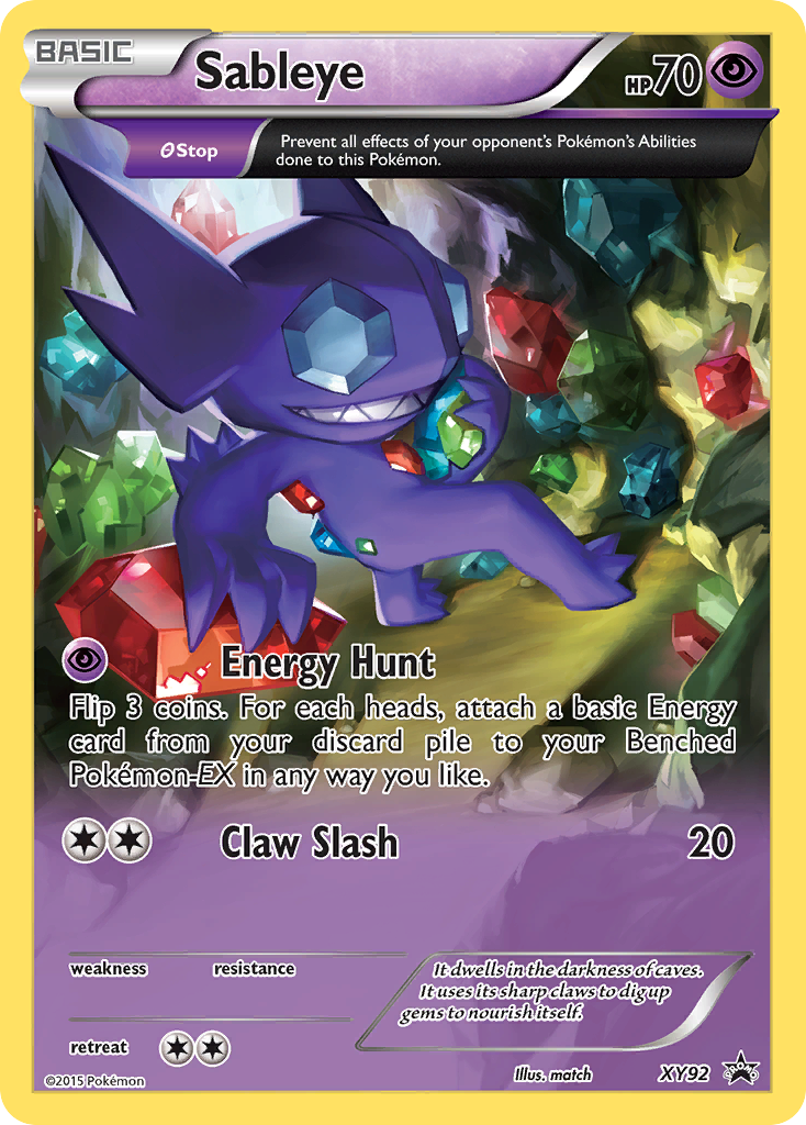 Sableye (XY92) [XY: Black Star Promos] | Amazing Games TCG