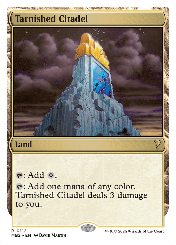 Tarnished Citadel (White Border) [Mystery Booster 2] | Amazing Games TCG