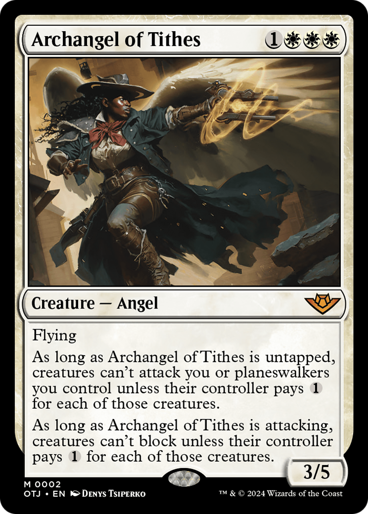 Archangel of Tithes [Outlaws of Thunder Junction] | Amazing Games TCG