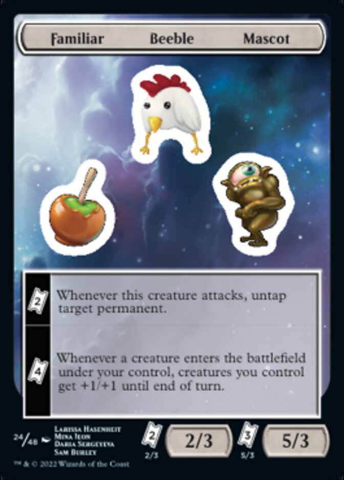 Familiar Beeble Mascot [Unfinity Stickers] | Amazing Games TCG