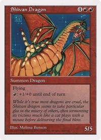 Shivan Dragon (Oversized) [Oversize Cards] | Amazing Games TCG