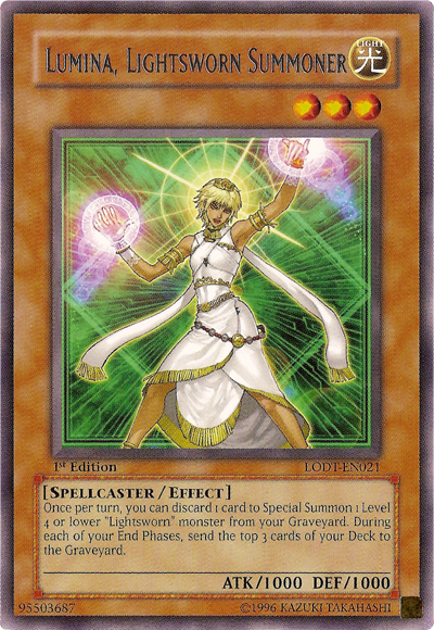 Lumina, Lightsworn Summoner [LODT-EN021] Rare | Amazing Games TCG