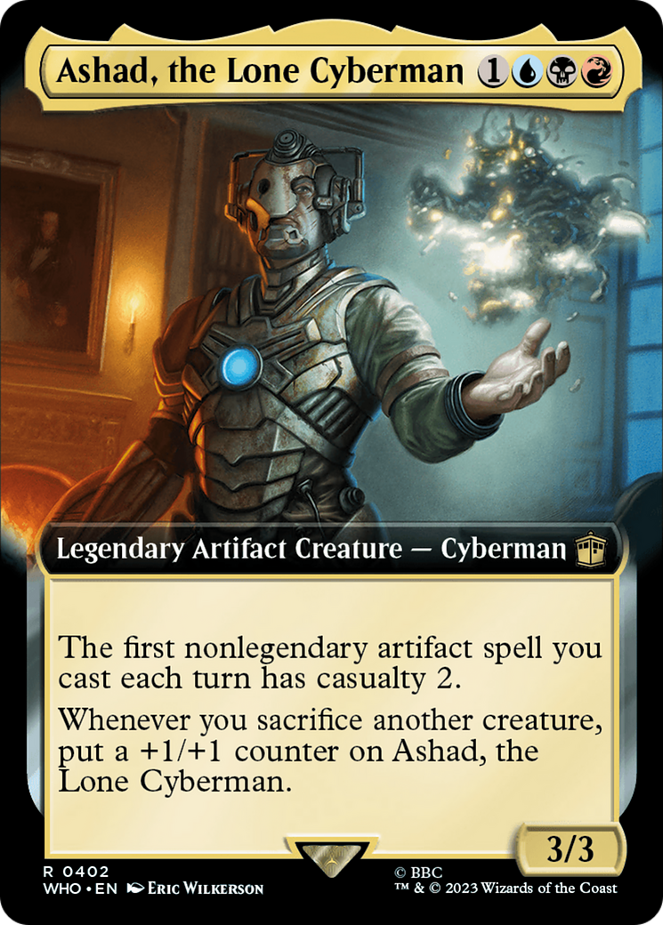 Ashad, the Lone Cyberman (Extended Art) [Doctor Who] | Amazing Games TCG