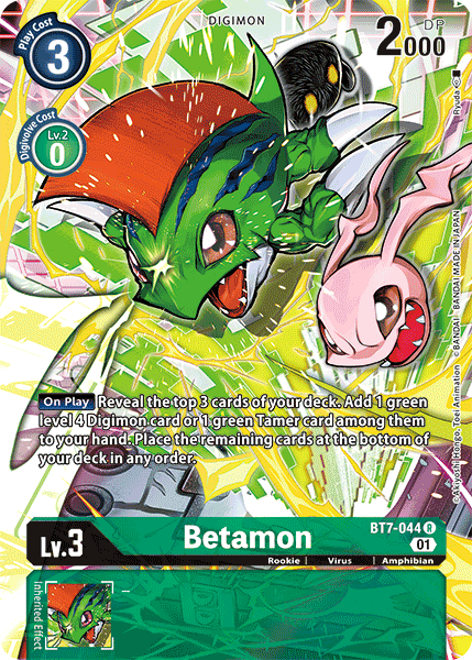 Betamon [BT7-044] (Alternate Art) [Next Adventure] | Amazing Games TCG