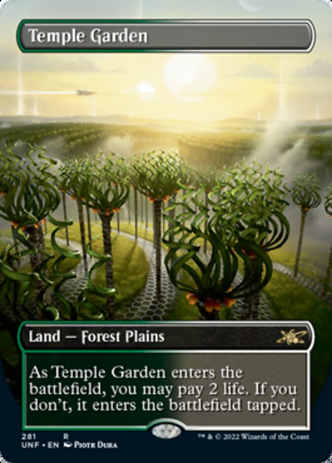 Temple Garden (Borderless) [Unfinity] | Amazing Games TCG