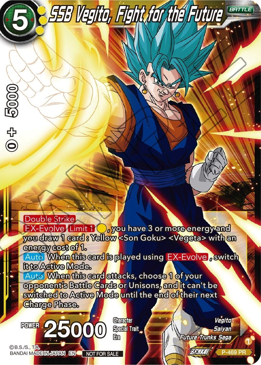 SSB Vegito, Fight for the Future (Z03 Dash Pack) (P-469) [Promotion Cards] | Amazing Games TCG