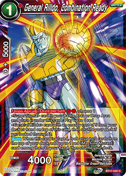 General Rilldo, Combination Ready (BT17-020) [Ultimate Squad] | Amazing Games TCG