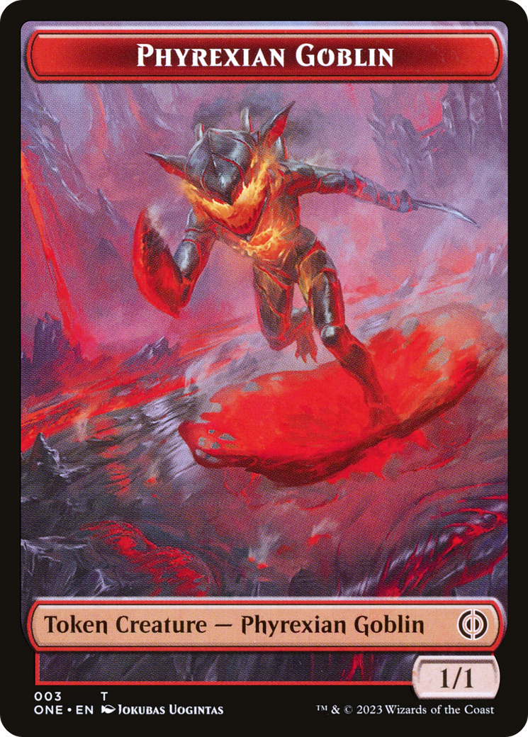 Phyrexian Goblin Token [Phyrexia: All Will Be One Tokens] | Amazing Games TCG