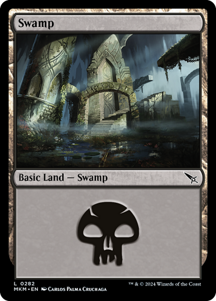 Swamp (0282) [Murders at Karlov Manor] | Amazing Games TCG