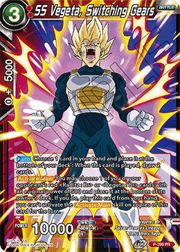 SS Vegeta, Switching Gears (P-296) [Tournament Promotion Cards] | Amazing Games TCG