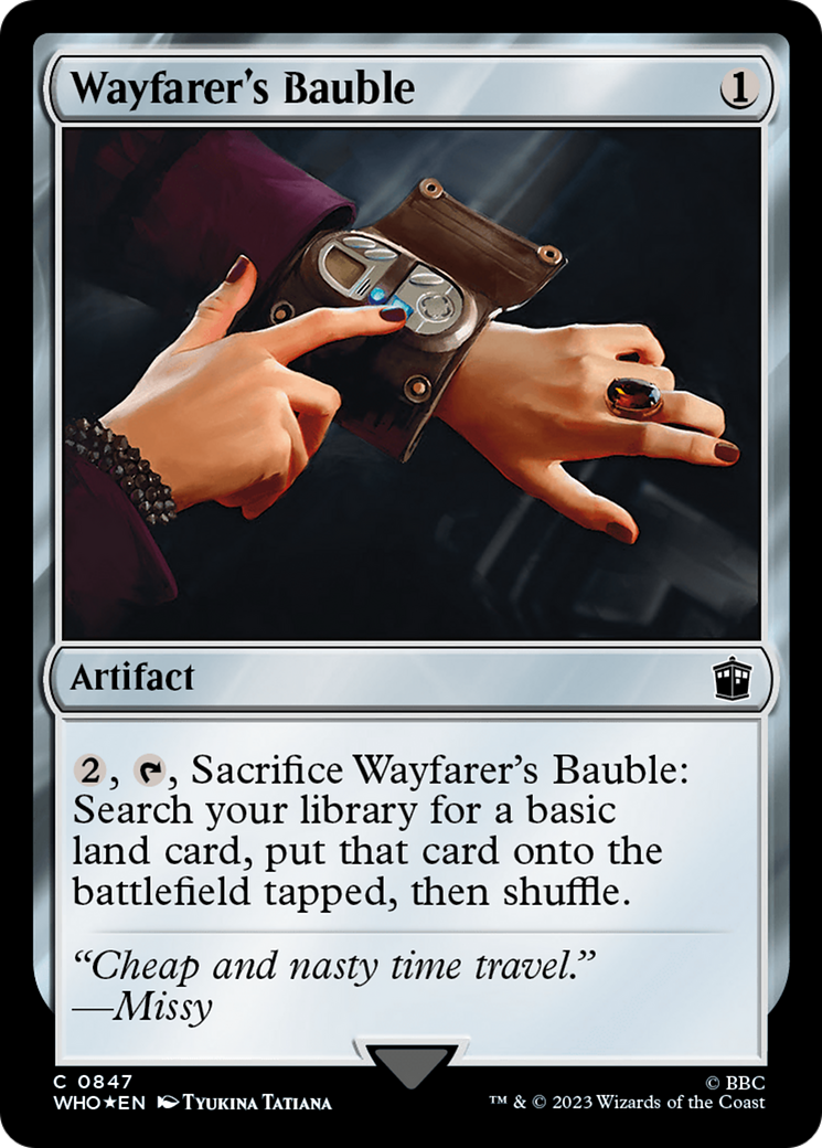 Wayfarer's Bauble (Surge Foil) [Doctor Who] | Amazing Games TCG