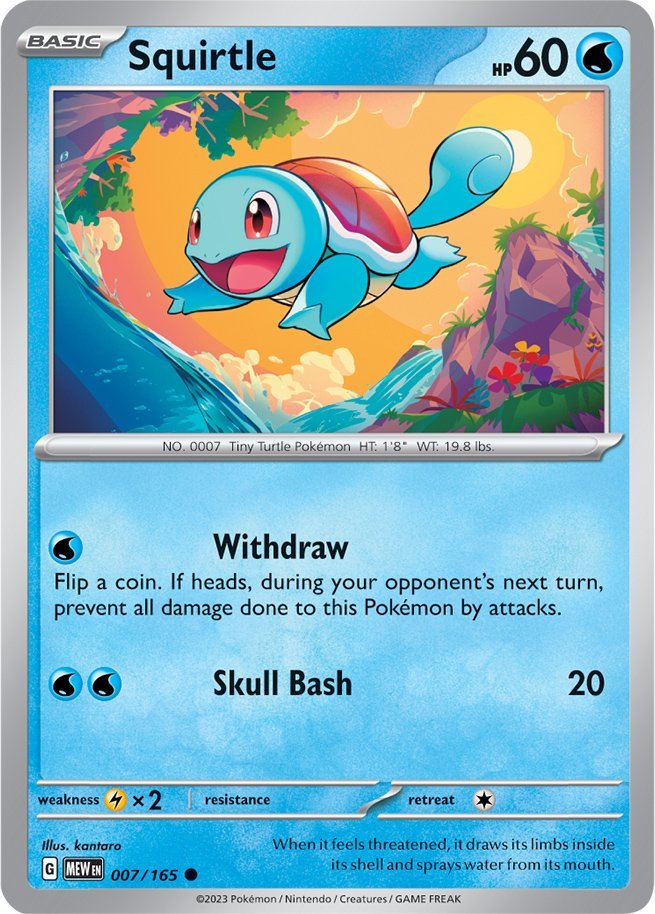 Squirtle (007/165) [Scarlet & Violet: 151] | Amazing Games TCG