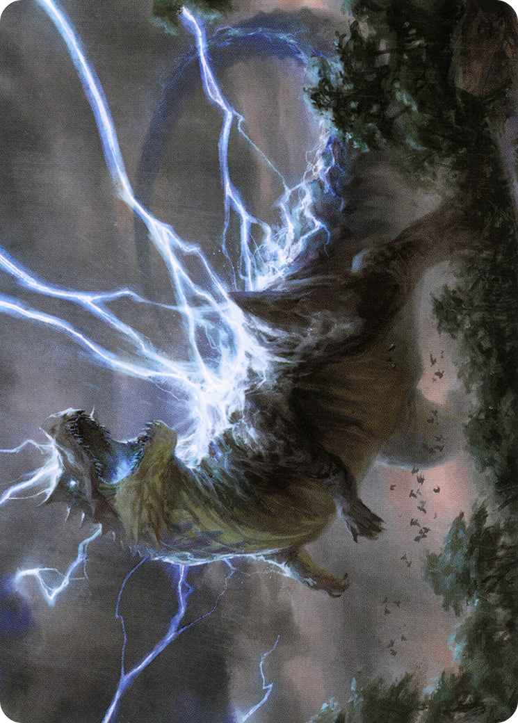 Thrasta, Tempest's Roar Art Card (41) [Modern Horizons 2 Art Series] | Amazing Games TCG