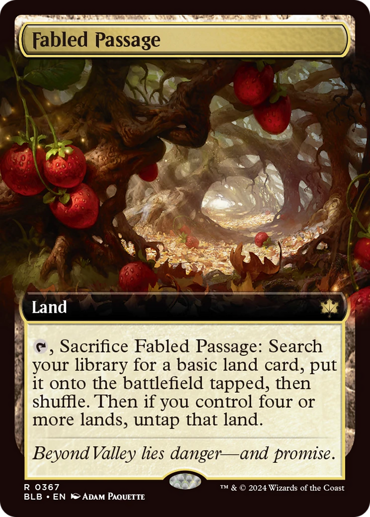 Fabled Passage (Extended Art) [Bloomburrow] | Amazing Games TCG