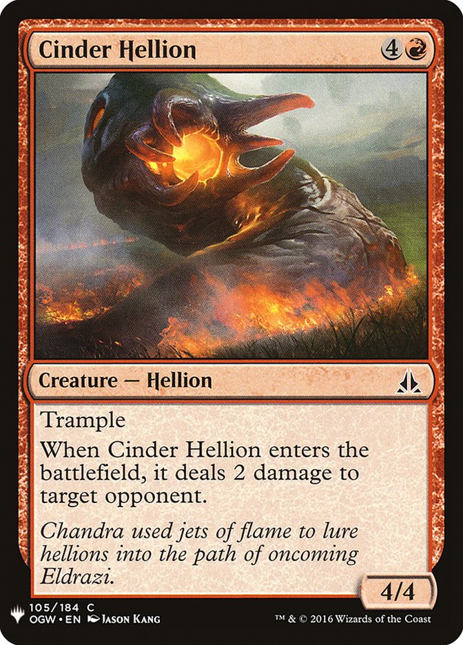 Cinder Hellion [Mystery Booster] | Amazing Games TCG
