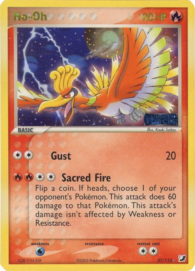 Ho-Oh (27/115) (Stamped) [EX: Unseen Forces] | Amazing Games TCG