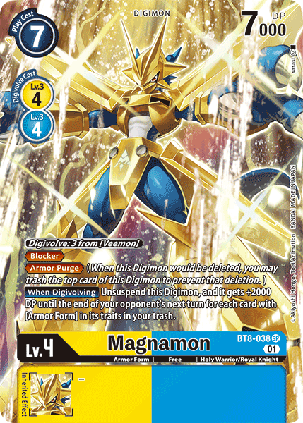 Magnamon [BT8-038] (Alternate Art) [New Awakening] | Amazing Games TCG