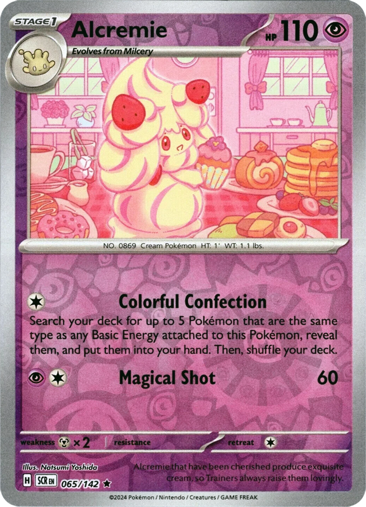 Alcremie (065/142) [Scarlet & Violet: Stellar Crown] | Amazing Games TCG