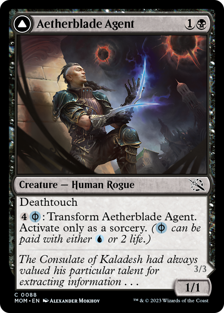 Aetherblade Agent // Gitaxian Mindstinger [March of the Machine] | Amazing Games TCG