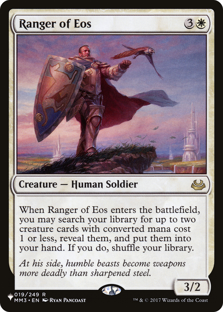 Ranger of Eos (MM3) [The List Reprints] | Amazing Games TCG