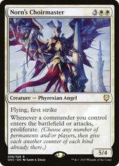 Norn's Choirmaster [Phyrexia: All Will Be One Commander] | Amazing Games TCG