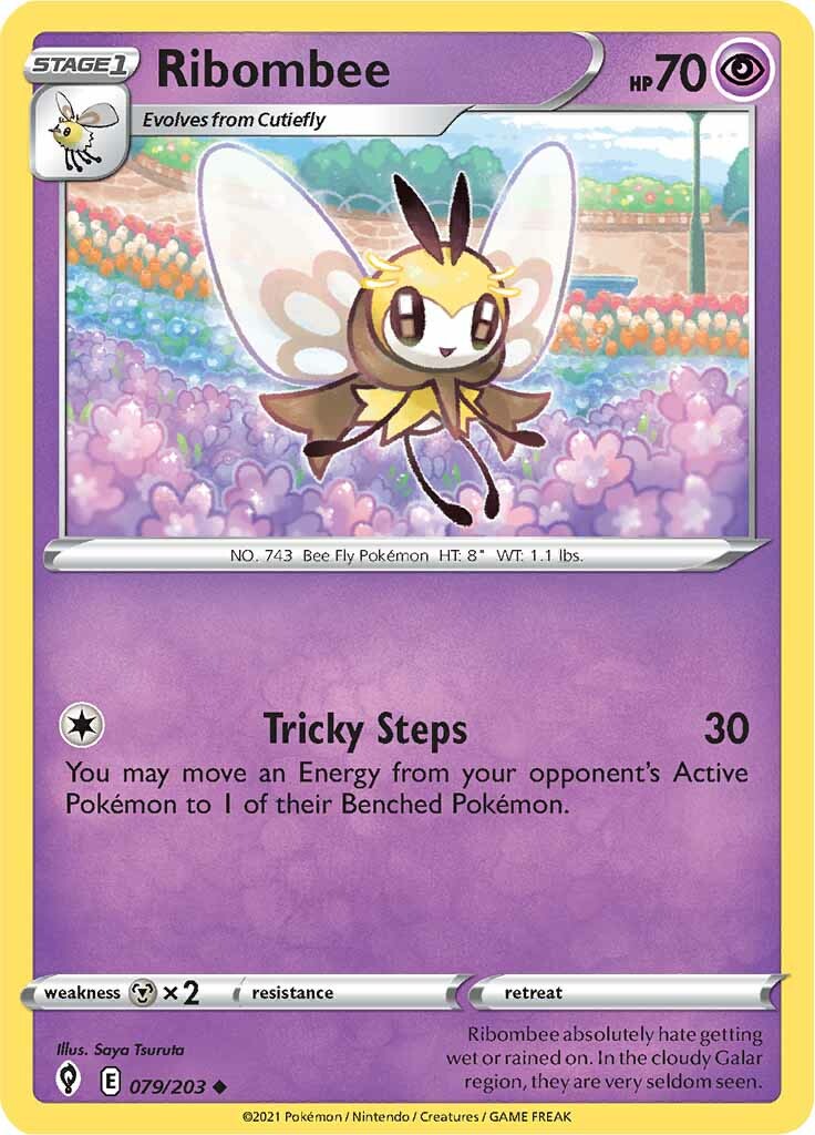 Ribombee (079/203) [Sword & Shield: Evolving Skies] | Amazing Games TCG