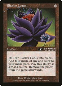 Blacker Lotus (Oversized) [Oversize Cards] | Amazing Games TCG