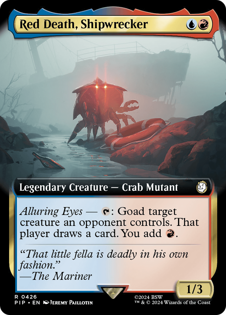 Red Death, Shipwrecker (Extended Art) [Fallout] | Amazing Games TCG