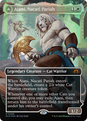 Ajani, Nacatl Pariah // Ajani, Nacatl Avenger (Borderless) (Textured Foil) [Modern Horizons 3] | Amazing Games TCG