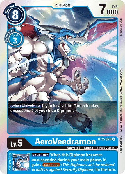 AeroVeedramon [BT2-028] (Battle of Omni Pre-Release) [Release Special Booster Promos] | Amazing Games TCG