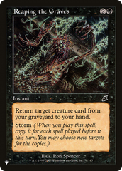 Reaping the Graves [The List Reprints] | Amazing Games TCG