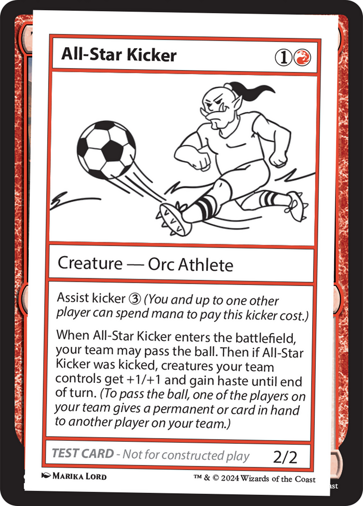 All-Star Kicker [Mystery Booster 2 Playtest Cards] | Amazing Games TCG