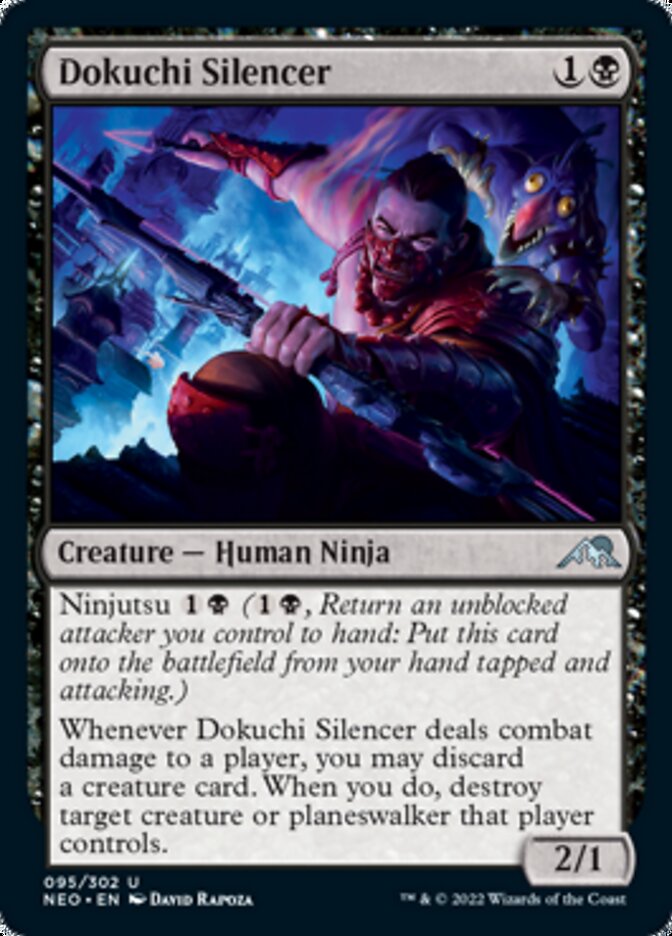 Dokuchi Silencer [Kamigawa: Neon Dynasty] | Amazing Games TCG