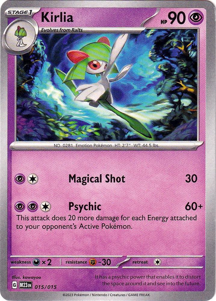 Kirlia (015/015) [McDonald's Promos: 2023 Collection] | Amazing Games TCG