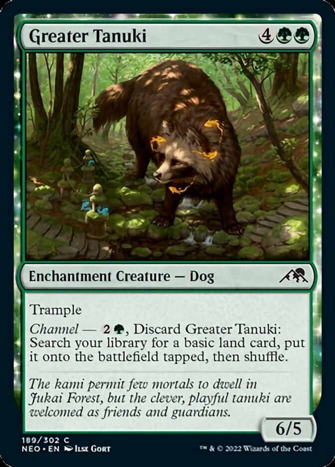 Greater Tanuki [Kamigawa: Neon Dynasty] | Amazing Games TCG