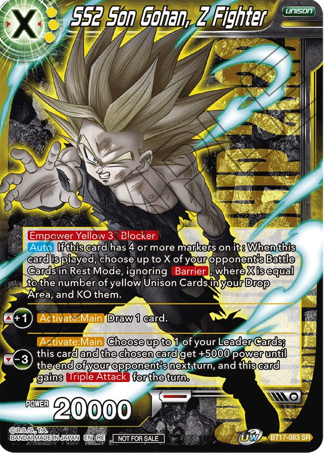 SS2 Son Gohan, Z Fighter (Championship 2022) (BT17-083) [Promotion Cards] | Amazing Games TCG