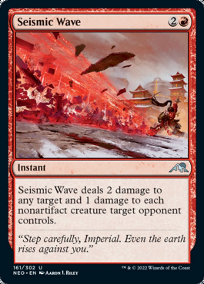 Seismic Wave [Kamigawa: Neon Dynasty] | Amazing Games TCG