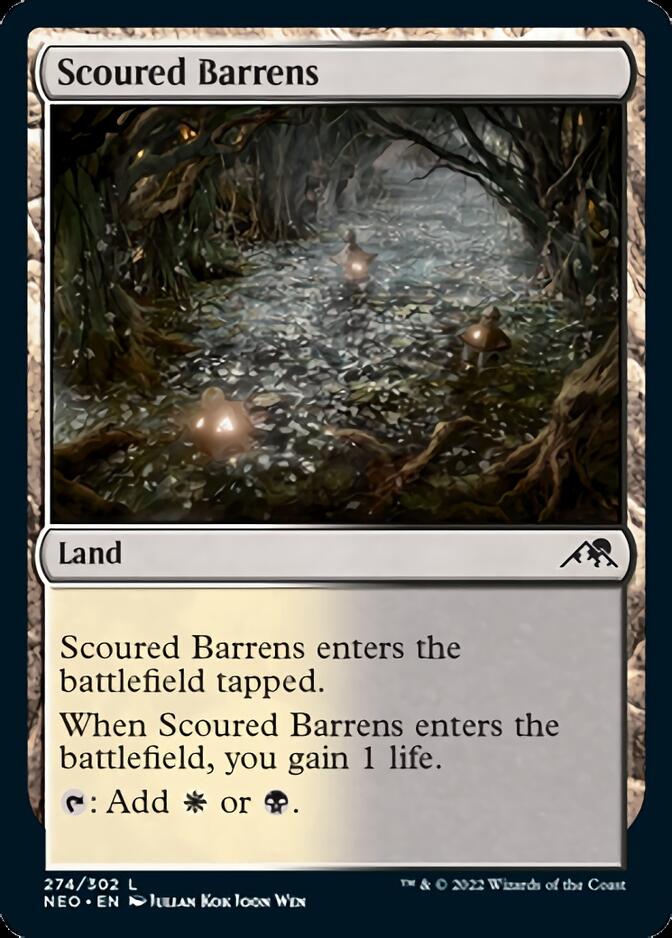 Scoured Barrens [Kamigawa: Neon Dynasty] | Amazing Games TCG