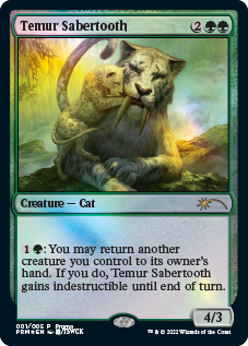 Temur Sabertooth [Year of the Tiger 2022] | Amazing Games TCG