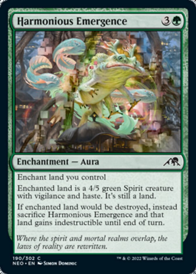 Harmonious Emergence [Kamigawa: Neon Dynasty] | Amazing Games TCG