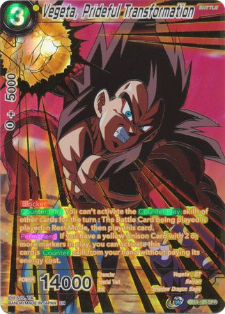 Vegeta, Prideful Transformation (SPR) (BT10-105) [Rise of the Unison Warrior 2nd Edition] | Amazing Games TCG